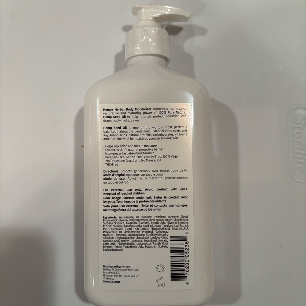 Hempz Limited Edition Honey-sweet Pear body lotion / NEW / sealed packaging - Picture 2 of 2